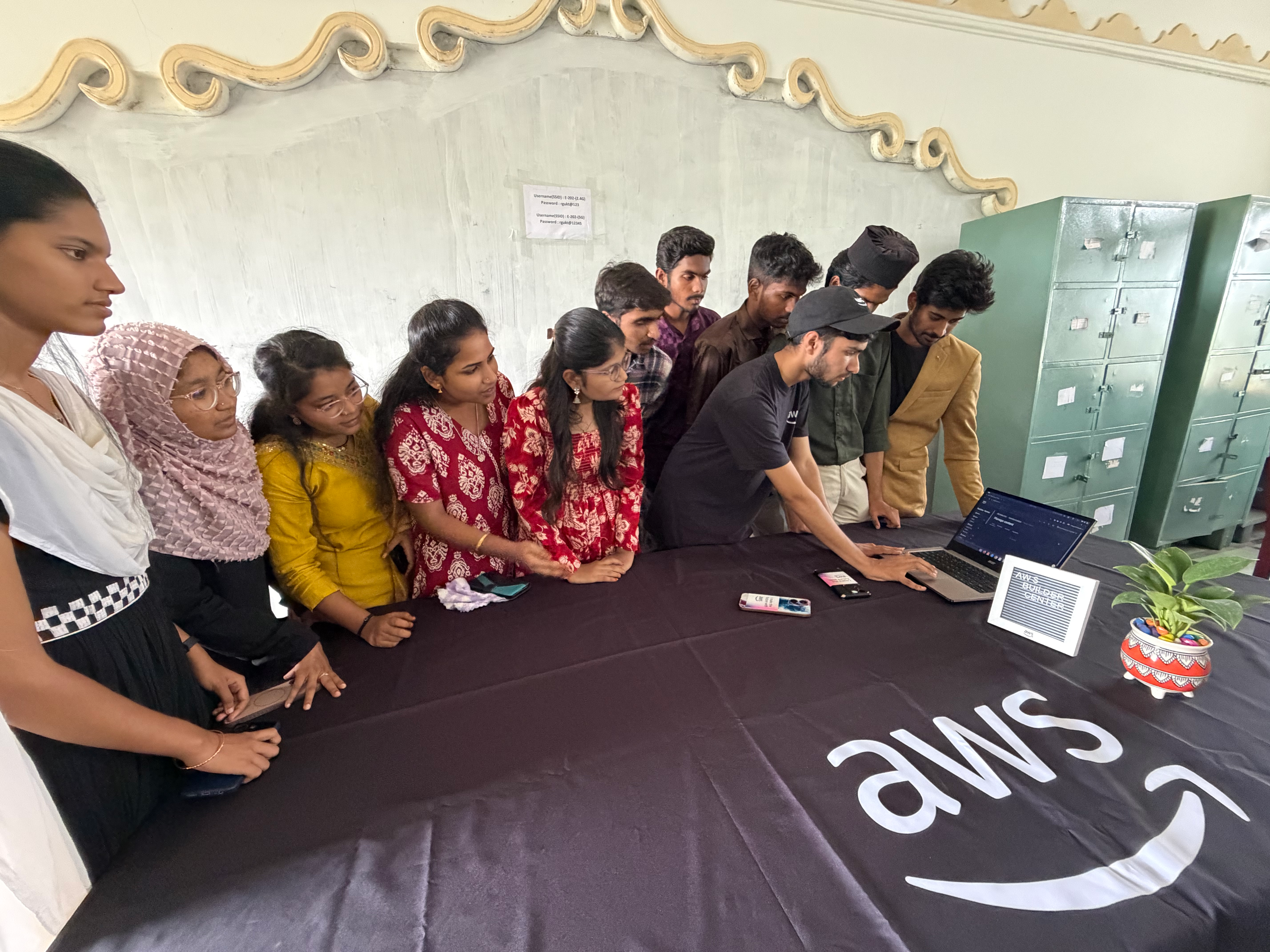 Architectural mentorship check with campus core members